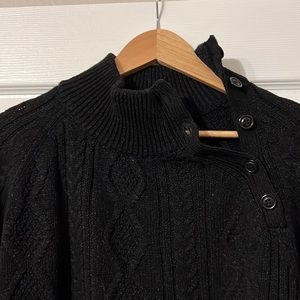 Wallace and Barnes button collar turtle neck sweater.